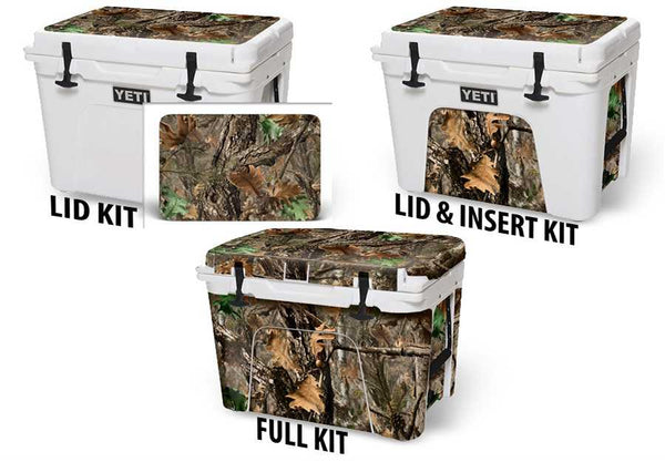 CLEARANCE Cooler Vinyl Wrap Sticker | fits YETI Tundra 35 LID | Woodland  Camo