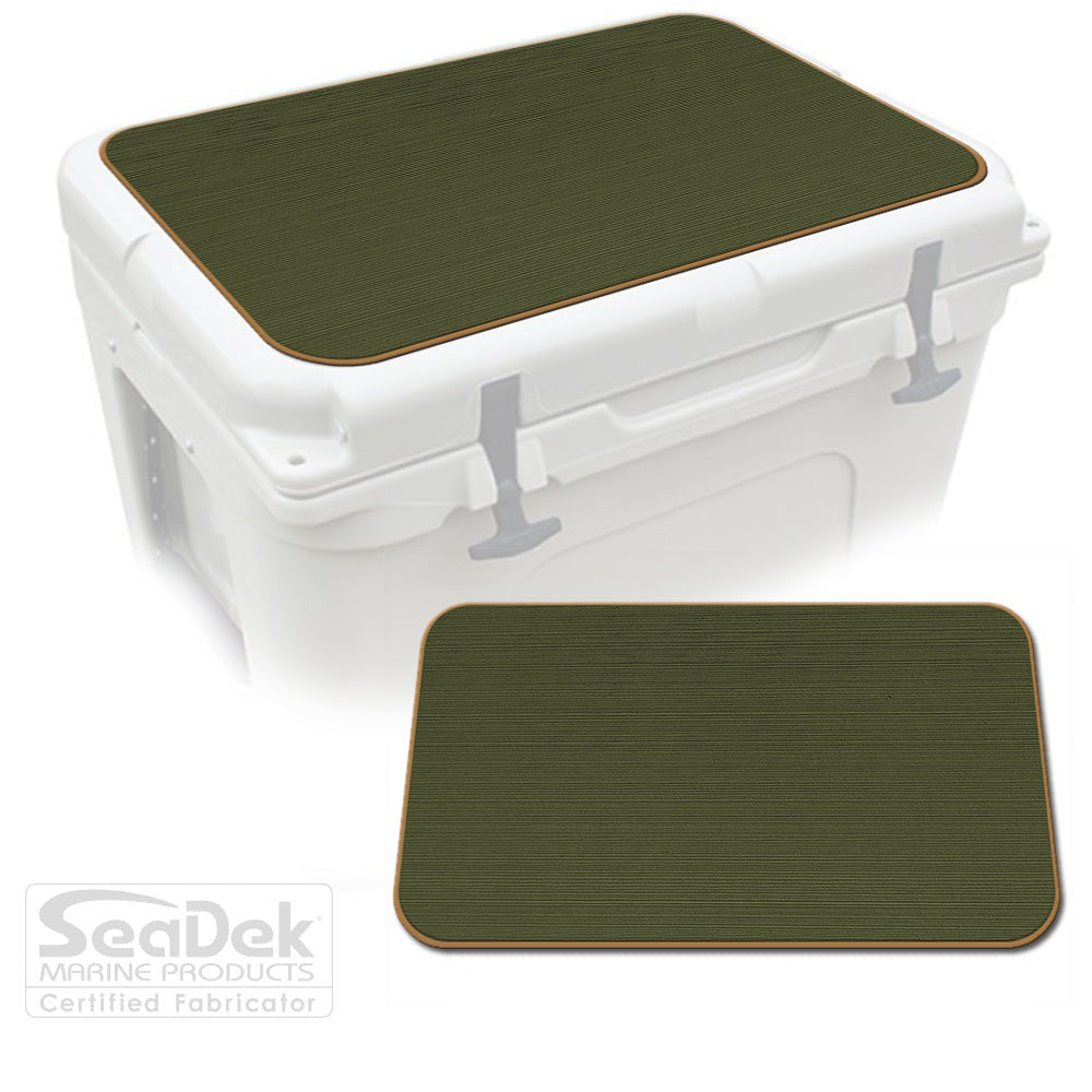 YETI GOBOX 60 BLANK SEADEK COOLER PAD OLIVE GREEN / MOCHA