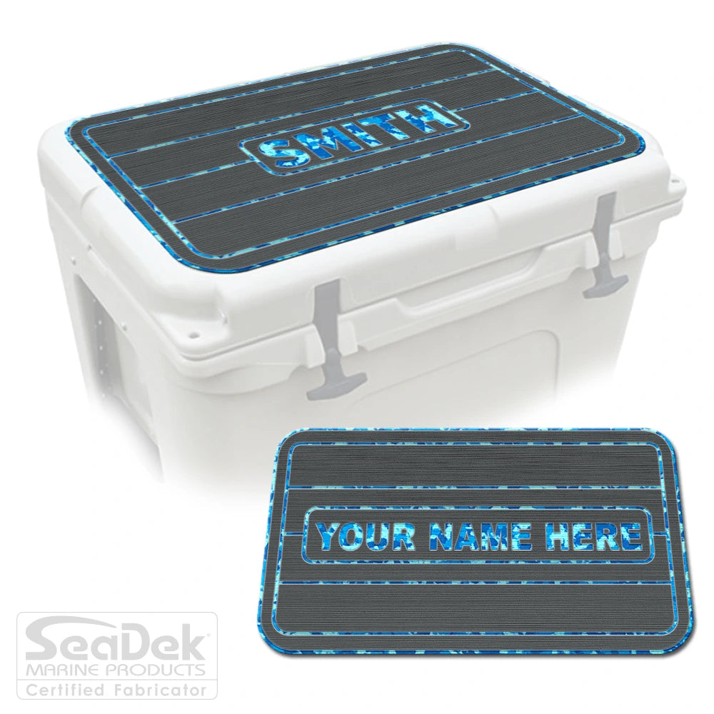 SeaDek Cooler Pad Marine EVA Mat by USATuff Fits YETI RTIC ORCA Engel Traction Non-Slip Seat Pad