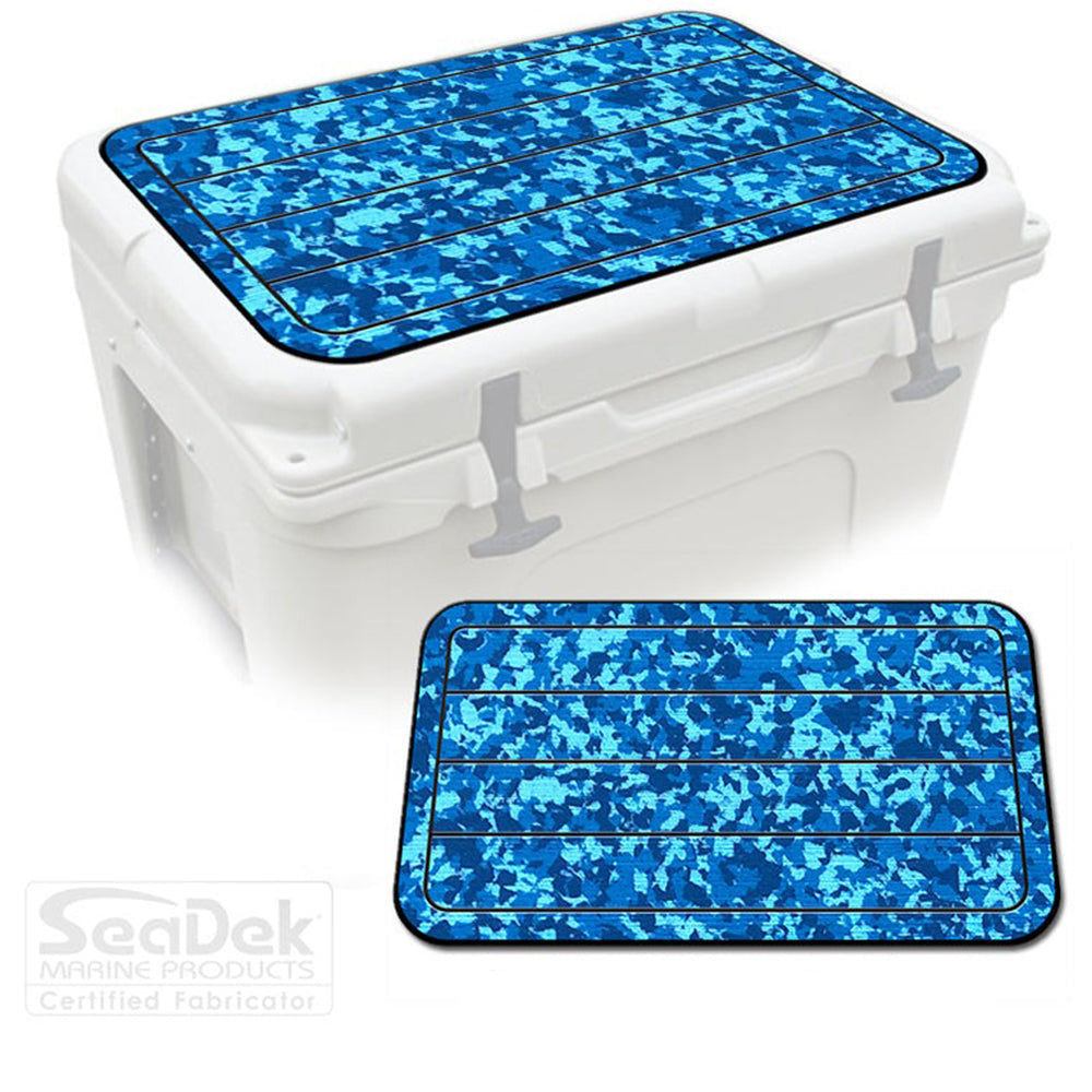 YETI TUNDRA 45 TEAK SEADEK COOLER PAD AQUA CAMO / BLACK