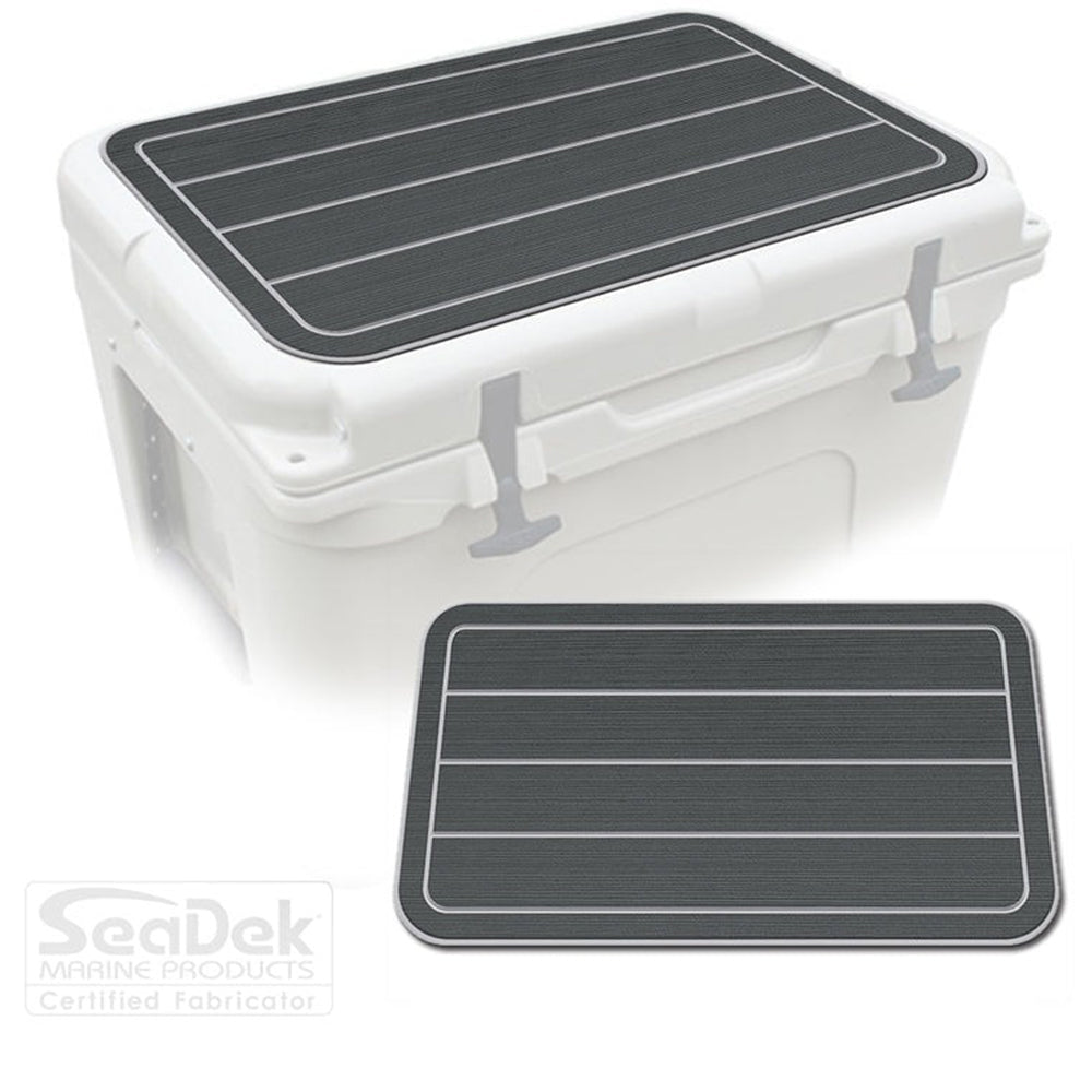 YETI ROADIE 24 TEAK SEADEK COOLER PAD DARK GRAY / STORM GRAY