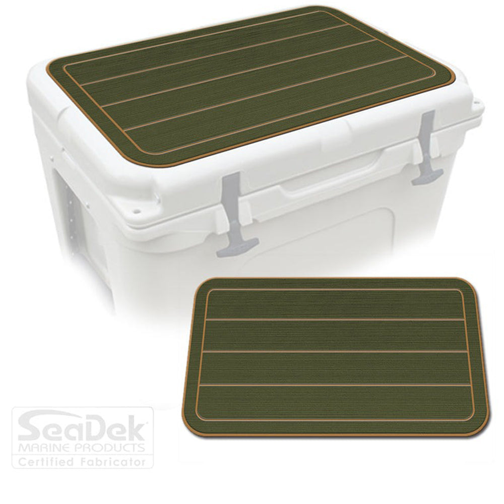 YETI TUNDRA 110 TEAK SEADEK COOLER PAD OLIVE GREEN / MOCHA