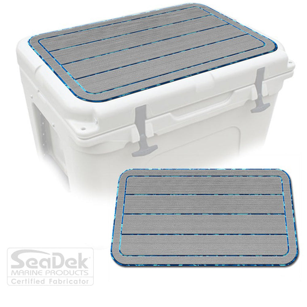 YETI TUNDRA 75 TEAK SEADEK COOLER PAD STORM GRAY / AQUA CAMO