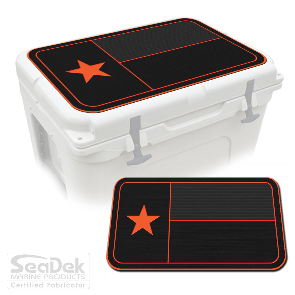 SeaDek Cooler Pad Marine EVA Mat by USATuff Fits YETI RTIC ORCA Ozark Trail Traction Non-Slip Seat Pad