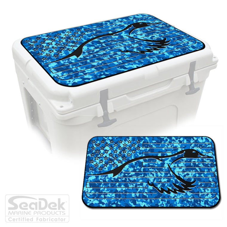 SeaDek Cooler Pad Marine EVA Mat by USATuff Fits YETI RTIC ORCA Ozark Trail Traction Non-Slip Seat Pad