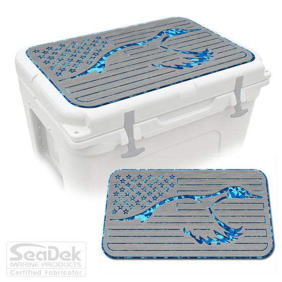 SeaDek Cooler Pad Marine EVA Mat by USATuff Fits YETI RTIC ORCA Ozark Trail Traction Non-Slip Seat Pad