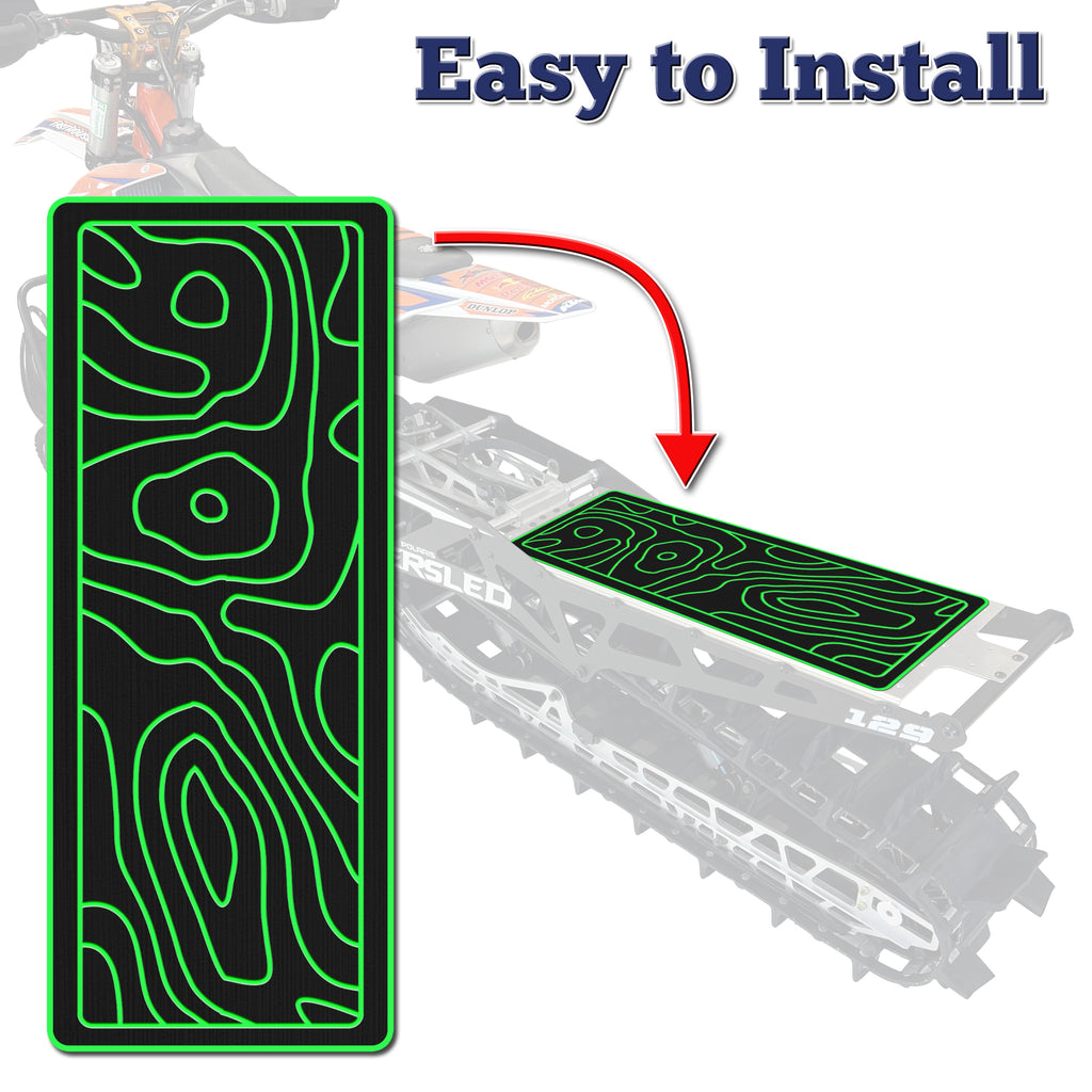 Timbersled MTN.Top Easy to Install Tunnel Pad