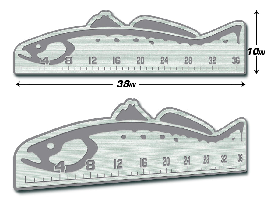 SeaDek Fish Ruler 36 Fishing Accessories - Trout Design
