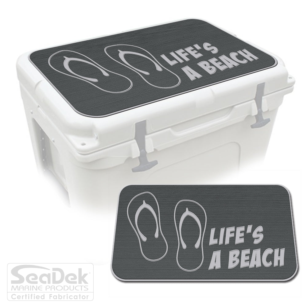 SeaDek Cooler Pad Marine EVA Mat by USATuff Fits YETI RTIC ORCA Ozark Trail Traction Non-Slip Seat Pad