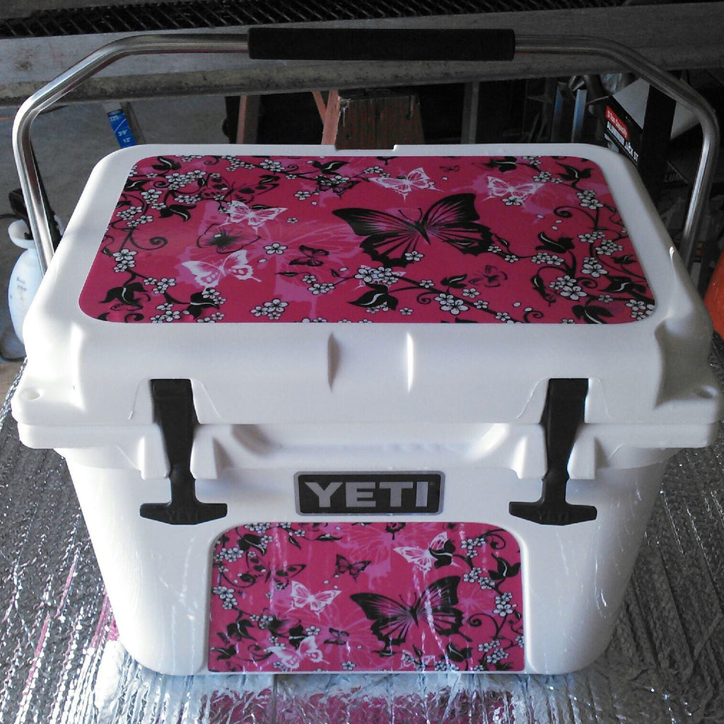 USATuff Custom Cooler Wrap Kit - Skulls & Butterflies