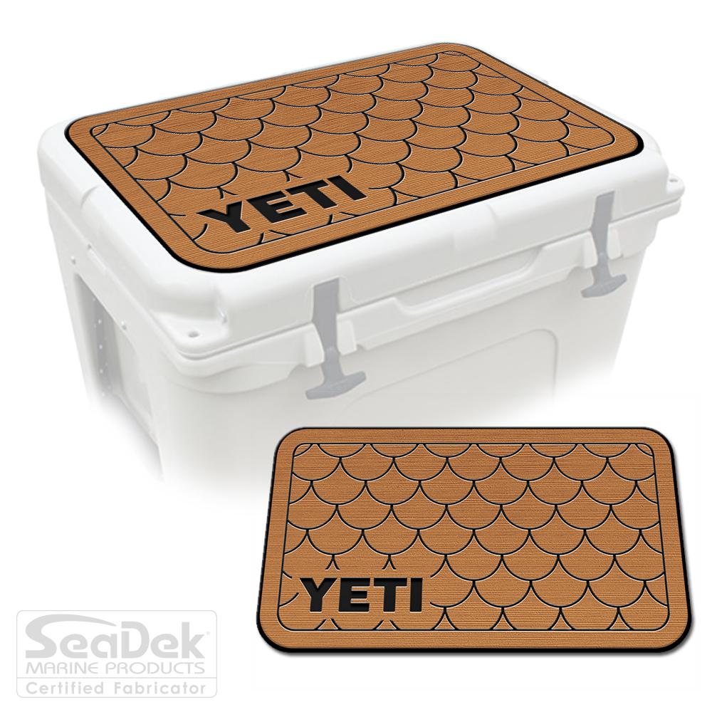 Mocha Black SeaDek Cooler Pad Marine EVA Mat by USATuff Fits YETI RTIC ORCA Ozark Trail Traction Non-Slip Seat Pad